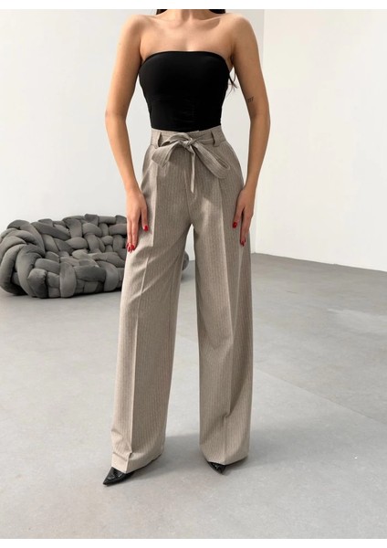 Sante Çi̇zgi̇li̇ Bel Kuşakli Palazzo Pantolon fırsatları