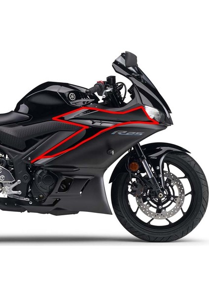 Yamaha Yzf R25 2019-2024 Sağ Ön Üst Grenaj Iç Paneli Parlak Siyah A fiyatları