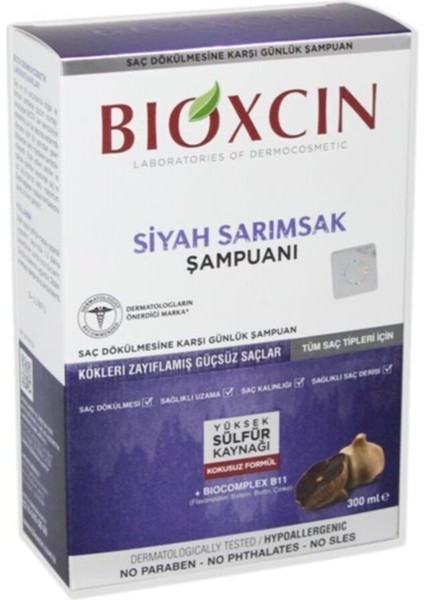 Sampuan 300ML Siyah Sarimsakli Sac Dökülmesine Karsi