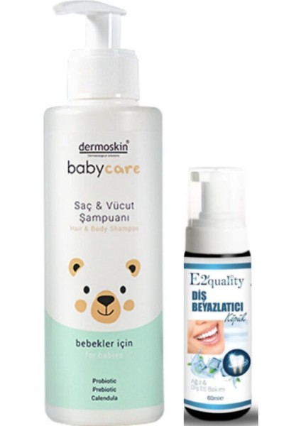 Babycare Saç ve Vücut Şampuanı 230 ml - Diş Beyazlatıcı Köpük Hediye