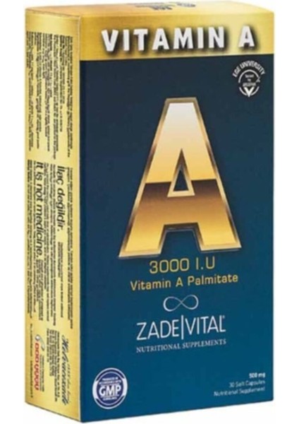 500 Mg 30 Kapsül A Vitamini