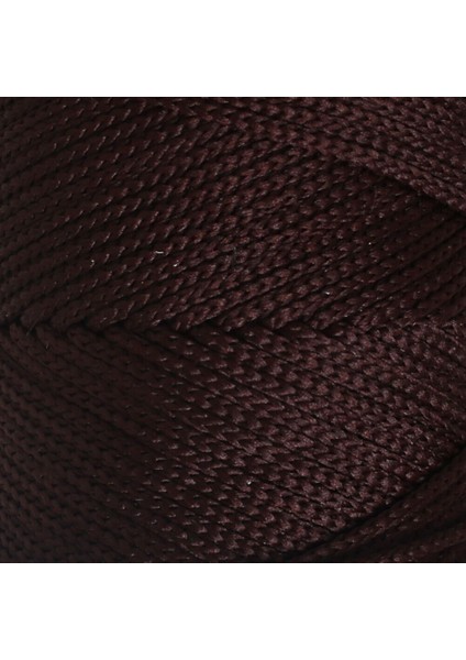 Polyester Soft Macrame Koyu Kahverengi El Örgü İpi - LM034 - 34440 fiyatları