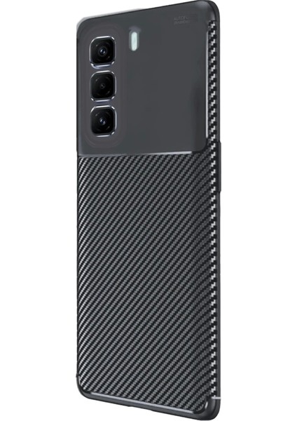 Newface Infinix Hot 50 Pro Plus 4g Auto Focus Karbon Kapak - Siyah