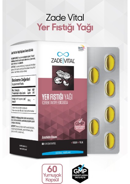 Yer Fıstığı Yağı 60 Yumuşak Kutu Kapsül