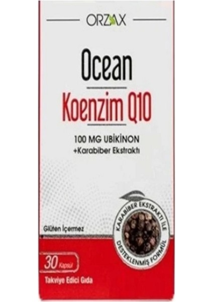 Orzax Ocean Koenzim Q10 30 Kapsül