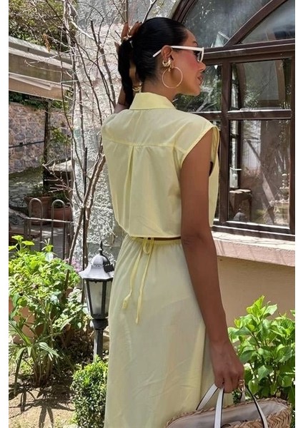 Göbeği Halka Detaylı Midi Boy Elbise 2896 fırsatları