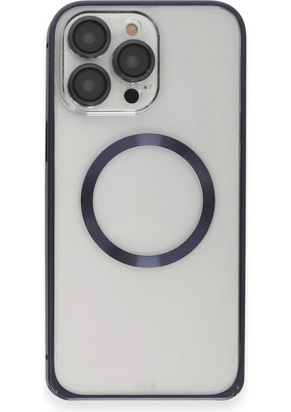 Joko iPhone 15 Pro Max Kılıf Metal Bumper Magneticsafe Kapak - Lacivert fiyatları