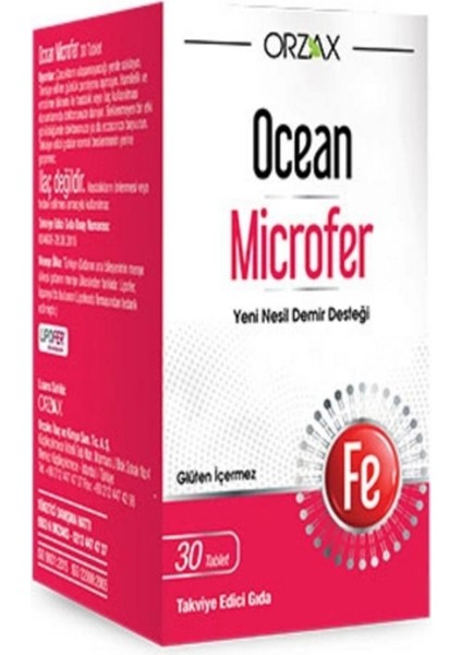 Microfer Takviye Edici Gıda 30 Tablet