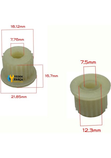 Arnica Uyumlu Prokit 444 Mutfok Robotu Motor Dişlisi Küçük Kasnak fiyatları