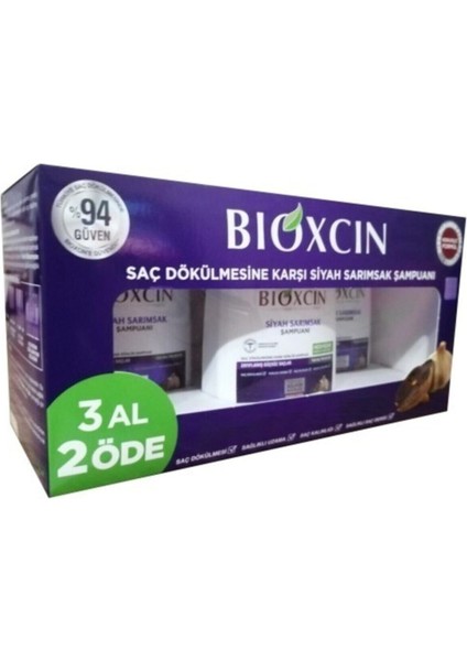 Saç Dökülmesine Karşı Şampuan (3 Adet)