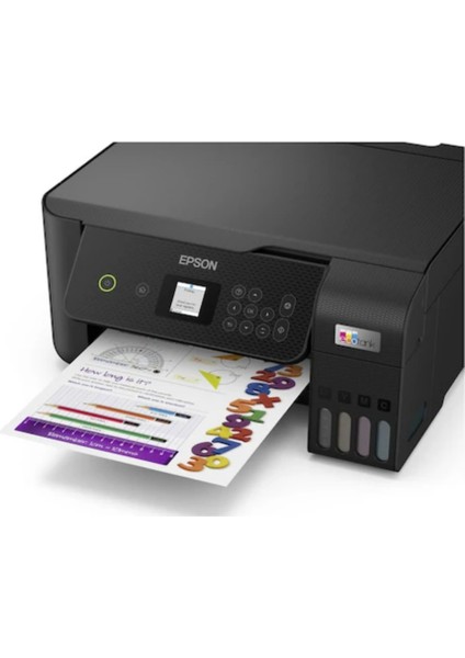 Ecotank Fotokopi + Tarayıcı + Wifi Direct + Tanklı Mürekkep Püskürtmeli L3260 Yazıcı modelleri