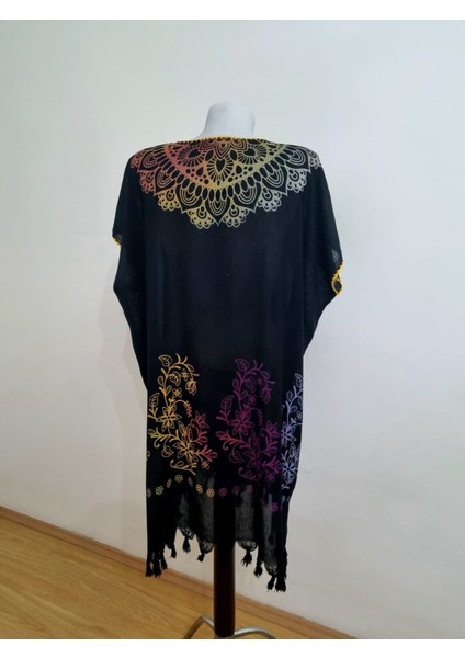 Etnik Desen Baskılı El Işi Pareo Tunik fiyatları