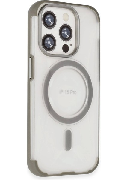 Joko iPhone 15 Pro Hilton Magsafe Kapak - Titan Gri