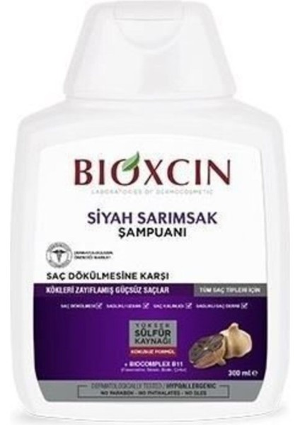 Siyah Sarımsak Şampuanı Kutusuz 300 ml