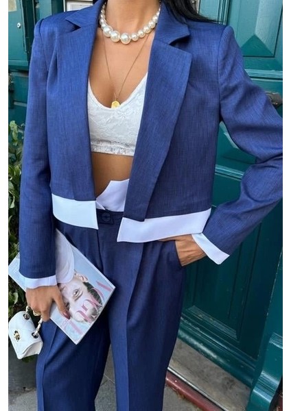 Audrey Crop Ceket Takım 10106 indirimleri