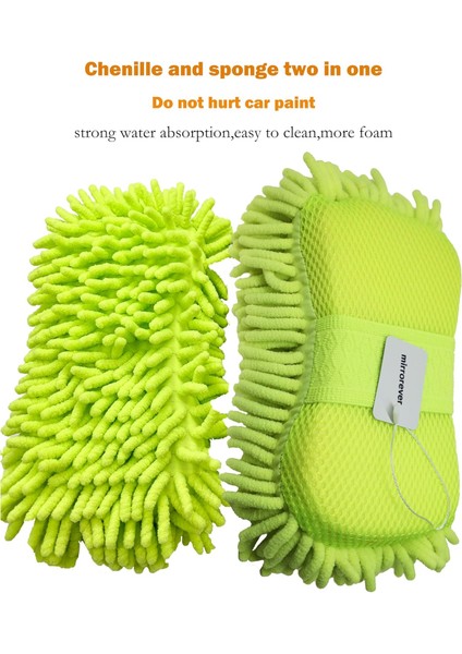 Bergepanzer Mikrofiber Oto Yıkama ve Temizlik Eldiveni Kalın Şönil Desenli Çizmez Ultra Yumuşak modelleri