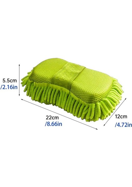 Bergepanzer Mikrofiber Oto Yıkama ve Temizlik Eldiveni Kalın Şönil Desenli Çizmez Ultra Yumuşak indirimleri