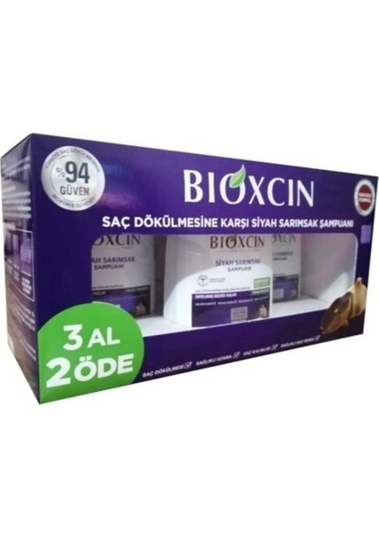 Siyah Sarımsaklı Şampuan