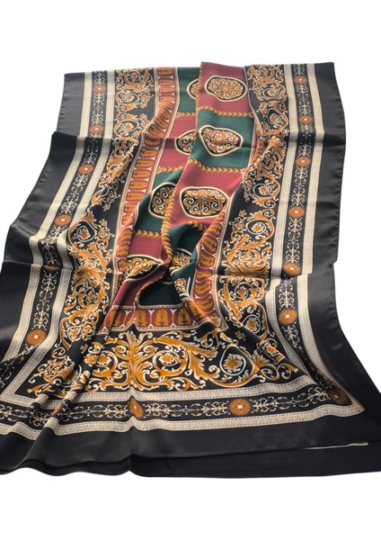 Vual Ipek Şal Siyah Yeşil Bordo fırsatları