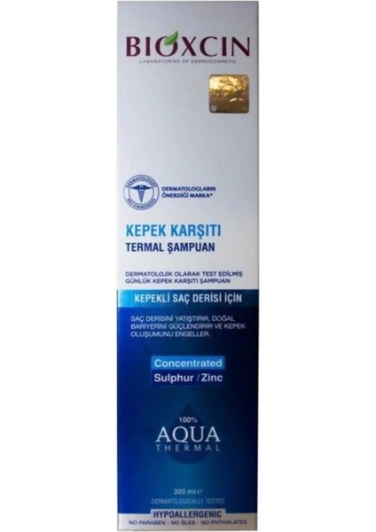 Bioxcın Kepek Karşıtı Termal Şampuan 300ML