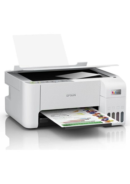 Ecotank Renkli Tanklı Yazıcı Baskı-Tarama- Kopya - (Usb, Wifi, Wi-Fi Direct) L3256 + Ori̇ji̇nal Epson Mürekkep modelleri