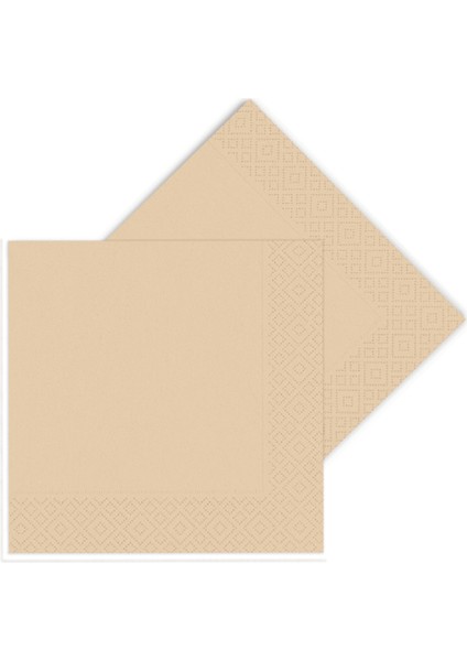 Peçete 33X33 16LI Retro Tarçın