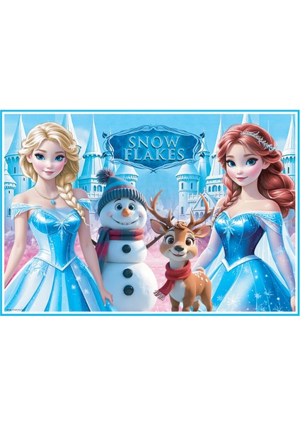 Boyama Aktiviteli Parti Sunumu 8li Snowflakes fiyatları