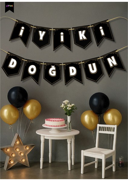 Iyi Ki Doğdun Harf Afiş Altın