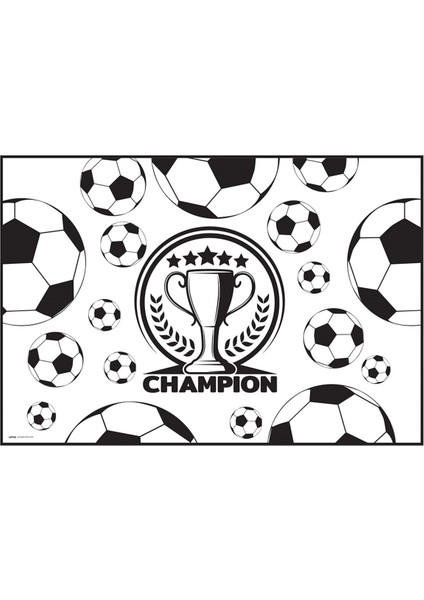 Boyama Aktiviteli Parti Sunumu 8li Champion Sarı Lacivert modelleri