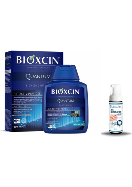 Quantum Yağlı Saçlar Için Şampuan 300ML + Hediye Diş Beyazlatıcı Köpük