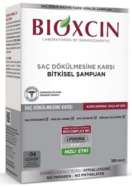 Genesis Şampuan Dökülme Karşıtı klasik Kuru ve Normal Saçlar Için Şampuan 300 ml -VB835