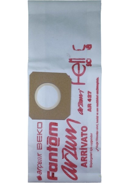 Iki Süpürge Kağıt Toz Torbası 10'lu Paket