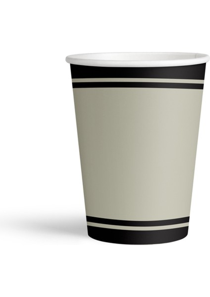 Karton Bardak 8 Oz 8'li Retro Acıbadem
