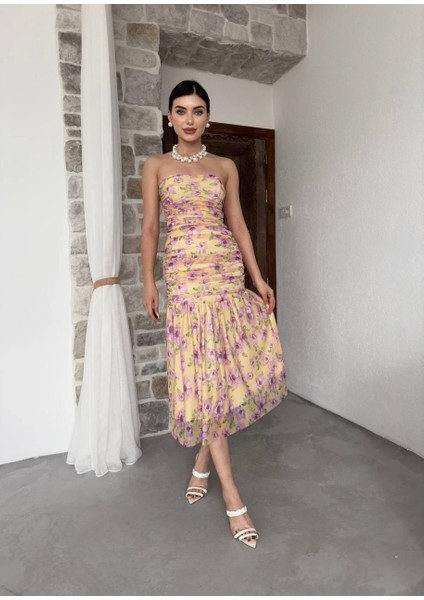 Talia Straplez Elbise modelleri