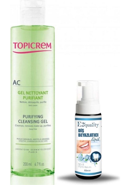 Ac Purifying Cleansing Gel - Arındırıcı Temizleme Jeli 200 ml - Dezenfektan Hediyeli (%72 Alkol)