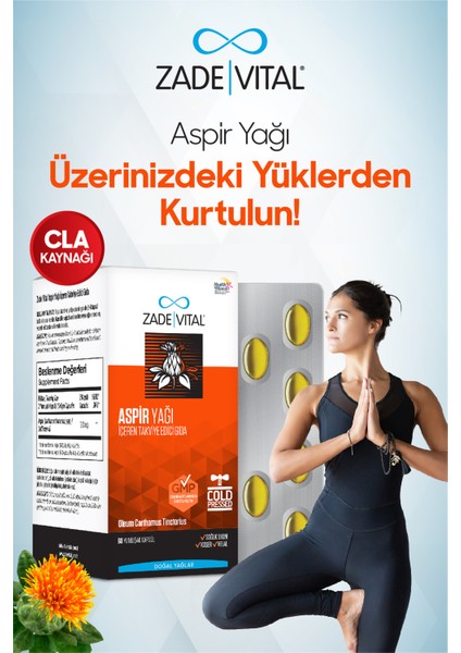 Aspir Yağı (Cla) Blister Kutu 600 Mg 60 Kapsül