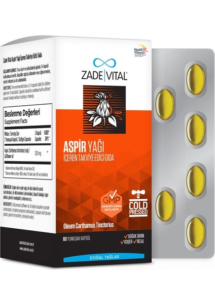 Aspir Yağı (Cla) Blister Kutu 600 Mg 60 Kapsül fiyatları