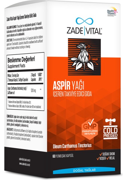 Aspir Yağı (Cla) Blister Kutu 600 Mg 60 Kapsül indirimleri