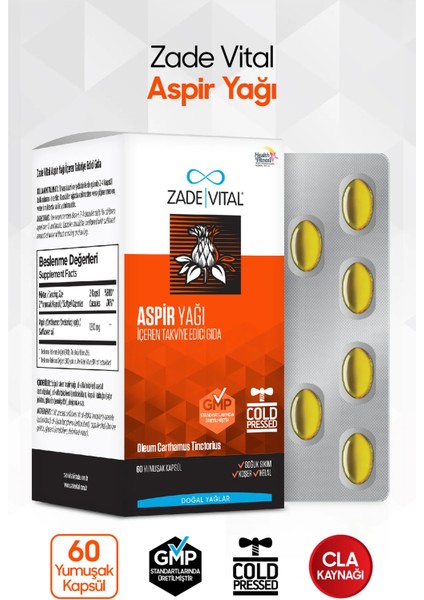 Aspir Yağı (Cla) Blister Kutu 600 Mg 60 Kapsül
