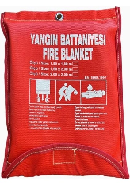 Yangın Battaniyesi 1.50X1.80