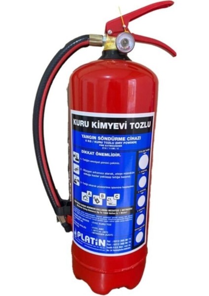 Kuru Kimyevi Tozlu Yangın Tüpü 6 kg