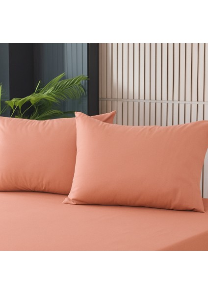 Cs Ilkim 2 Adet Somon Pamuklu Fermuarlı 50X70 cm Yastık Kılıfı