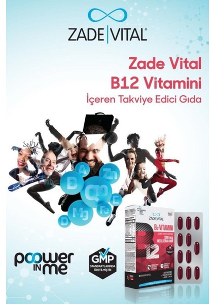 B12 Vitamini 1000 Mcg 30 Kapsül modelleri