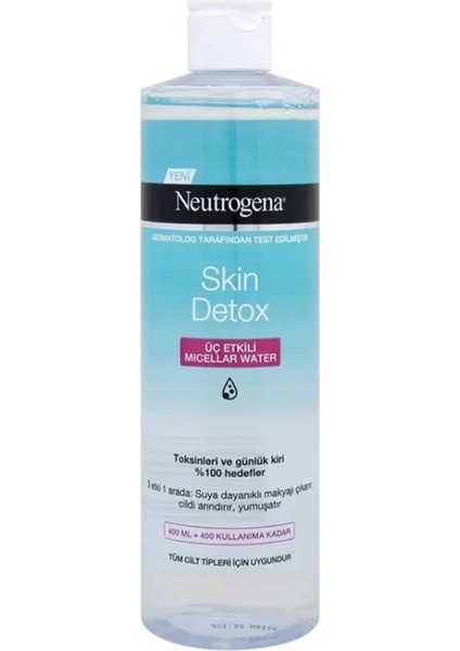 Skin Detox Üç Etkili Micellar Water 400 ml