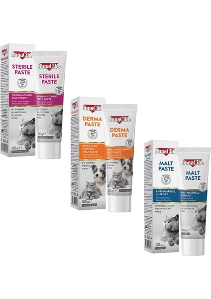 3 Lü Ekonomik Set Multivitamin-Malt Macun-Derma Paste