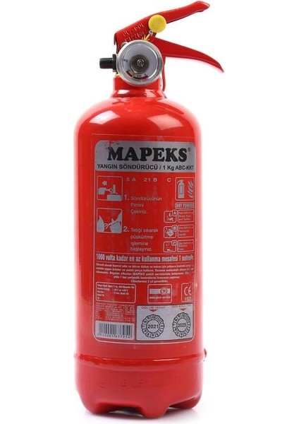 1 kg Kkt Yangın Tüpü 2024 Kasım Üretim