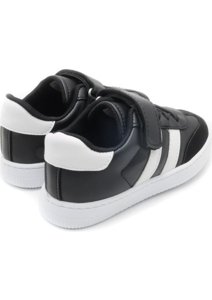 RAMBA DERİ GÖRÜNÜMLÜ MESH ASTARLI ÇOCUK SNEAKER - SİYAH - 4001 - 28 fiyatları