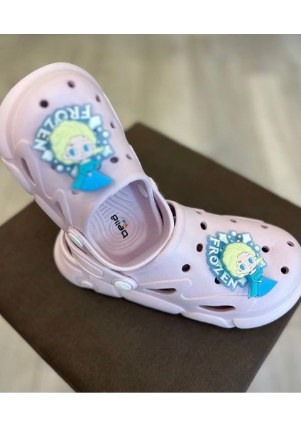 Terlik Sandalet Pudra Frozen Detaylı fırsatları