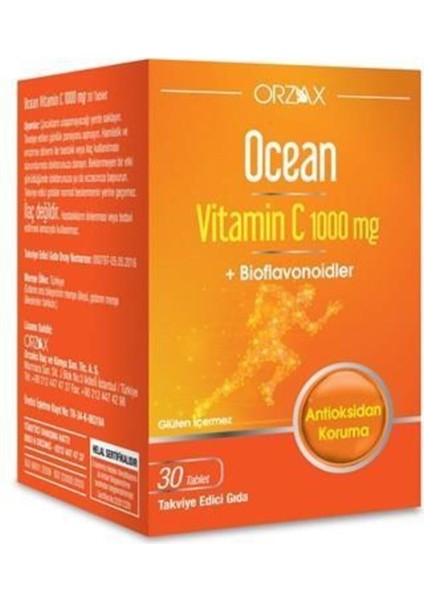 Vitamin C 1000 Mg 30 Tablet