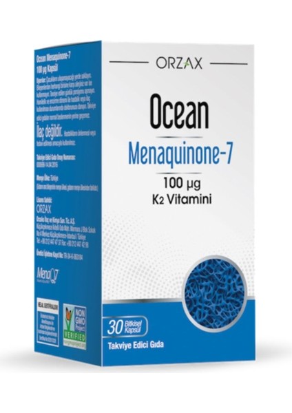 Menaquinone-7 30 Kapsül